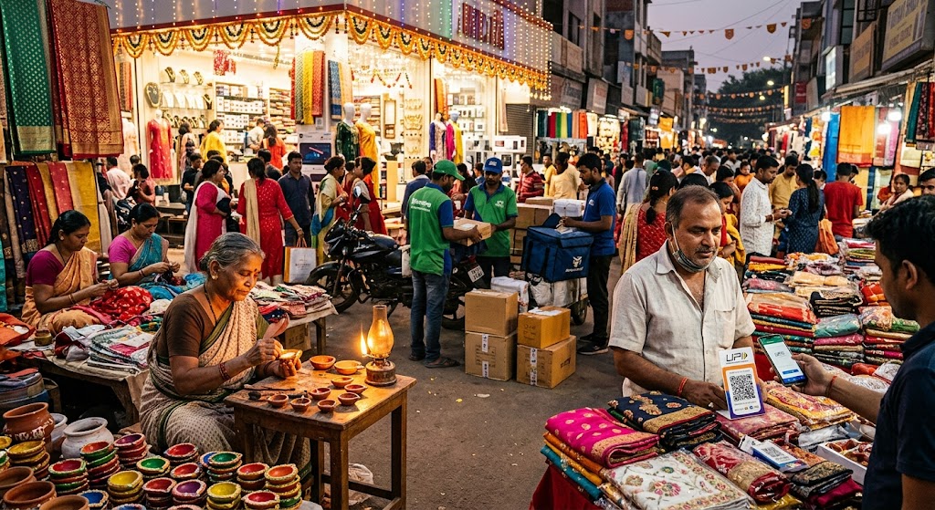 Festive Season Economy in India: How Consumer Spending, MSMEs and Artisans Drive Economic Growth
